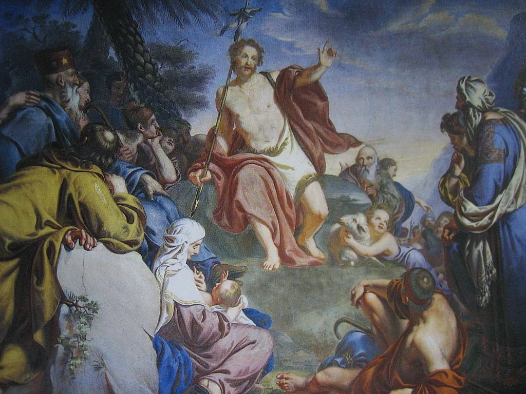 Predicazione di San Giovanni Battista (1843), Chiesa di San Giovanni Battista (Stezzano)